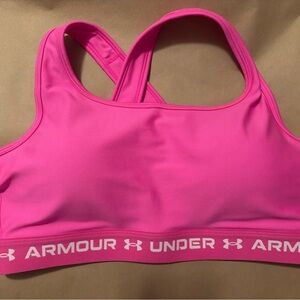 Under Armour Vibrant Pink Sports Bra